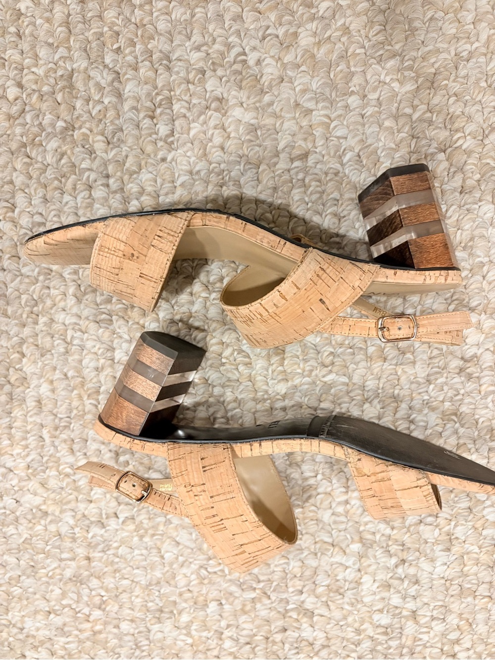 Vaneli levana  cork sling back sandal size 8 1/2
